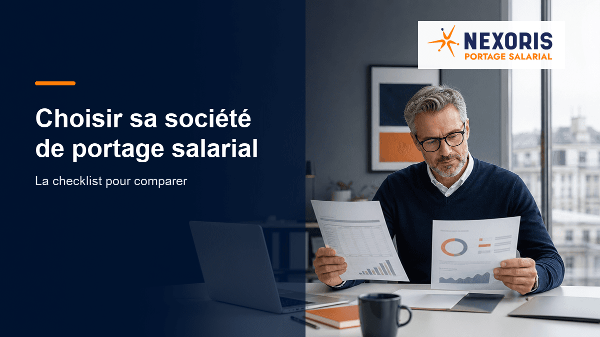Consultant comparant des documents pour choisir une société de portage salarial